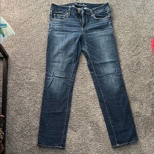 American Eagle Outfitters Dark Blue Skinny Jeans